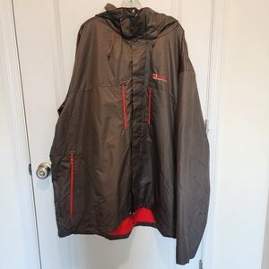 Red Bull Energy Drink Company "Gives You Wings" Black Hooded Jacket Men's 5X EUC